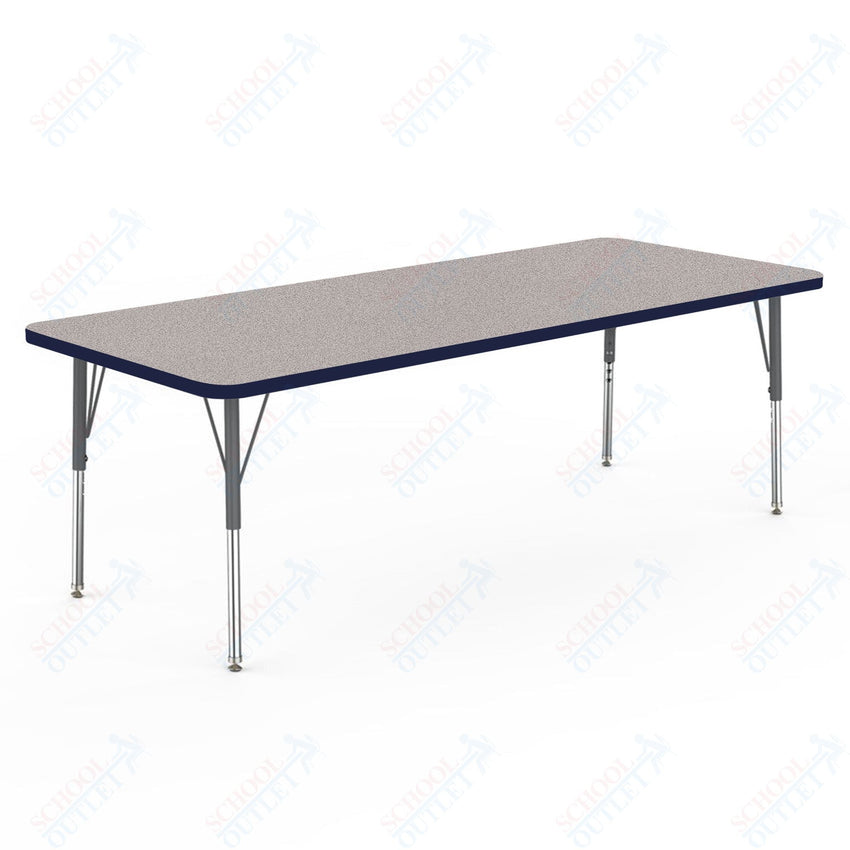 Marco MG2200 Series Rectangle Activity Table 30" x 72" Adjustable Height 21" - 30" (MG2238 - MB) - SchoolOutlet