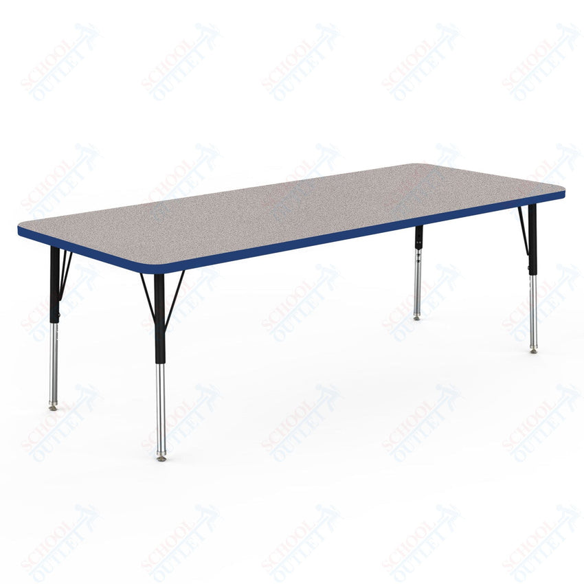 Marco MG2200 Series Rectangle Activity Table 30" x 72" Adjustable Height 21" - 30" (MG2238 - MB) - SchoolOutlet