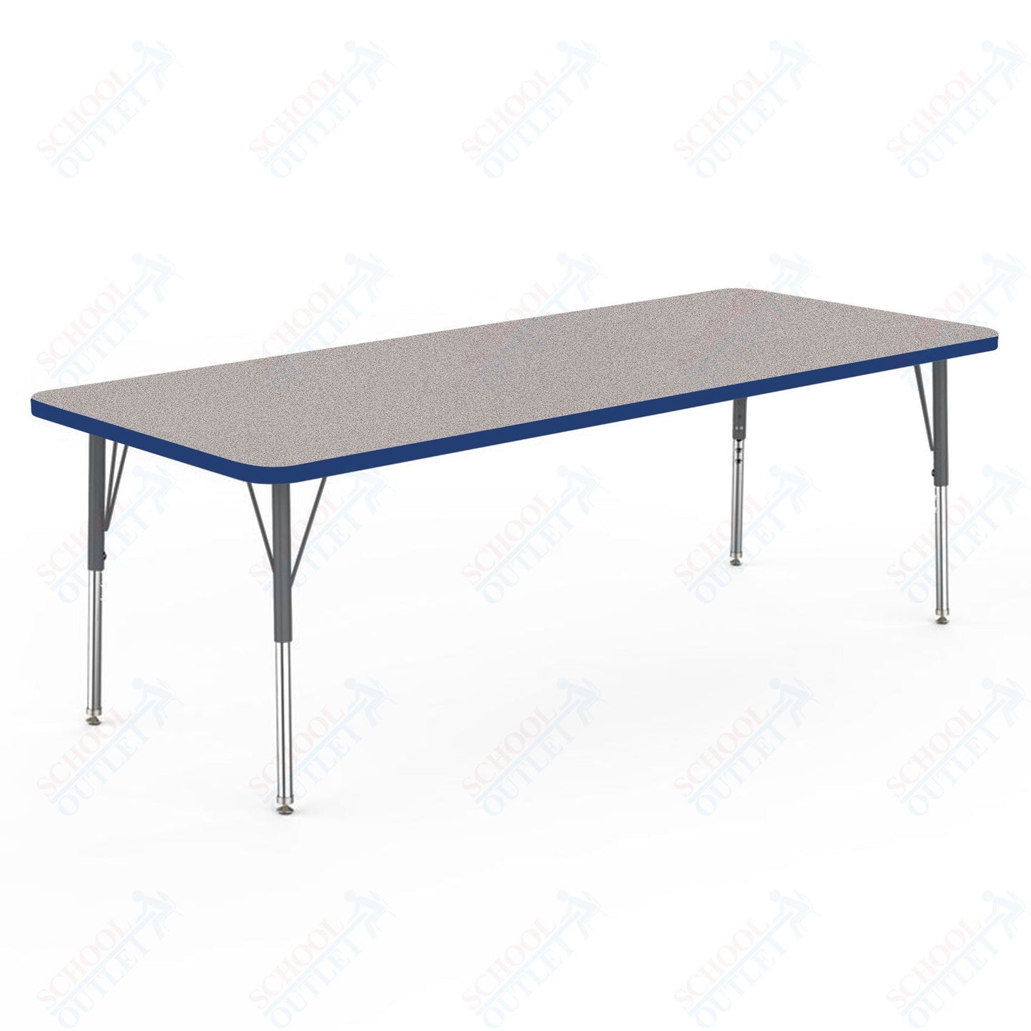 Marco MG2200 Series Rectangle Activity Table 30" x 72" Adjustable Height 21" - 30" (MG2238 - MB) - SchoolOutlet