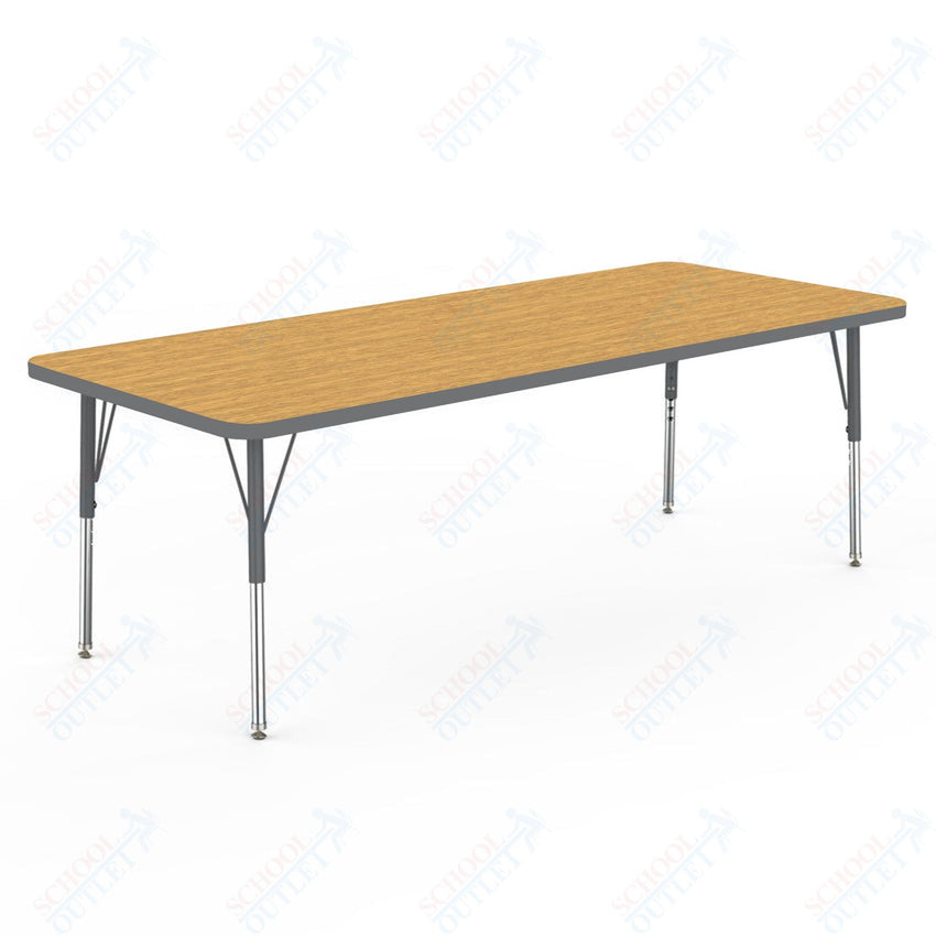 Marco MG2200 Series Rectangle Activity Table 30" x 72" Adjustable Height 21" - 30" (MG2238 - MB) - SchoolOutlet