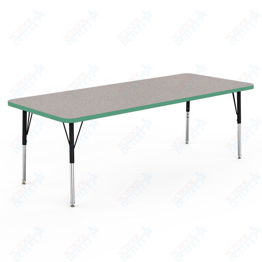 Marco MG2200 Series Rectangle Activity Table 30" x 72" Adjustable Height 21" - 30" (MG2238 - MB) - SchoolOutlet