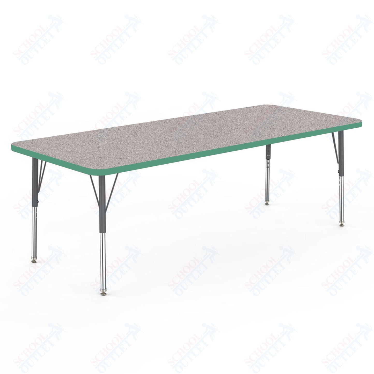 Marco MG2200 Series Rectangle Activity Table 30" x 72" Adjustable Height 21" - 30" (MG2238 - MB) - SchoolOutlet