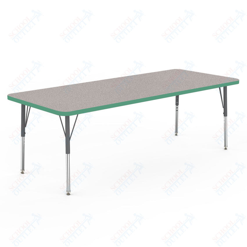 Marco MG2200 Series Rectangle Activity Table 30" x 72" Adjustable Height 21" - 30" (MG2238 - MB) - SchoolOutlet