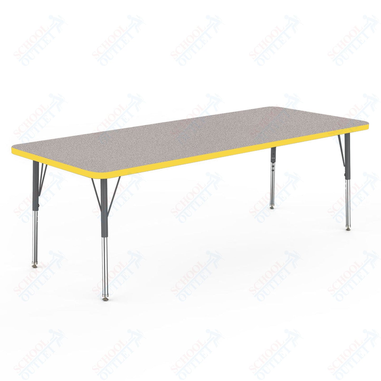 Marco MG2200 Series Rectangle Activity Table 30" x 72" Adjustable Height 21" - 30" (MG2238 - MB) - SchoolOutlet