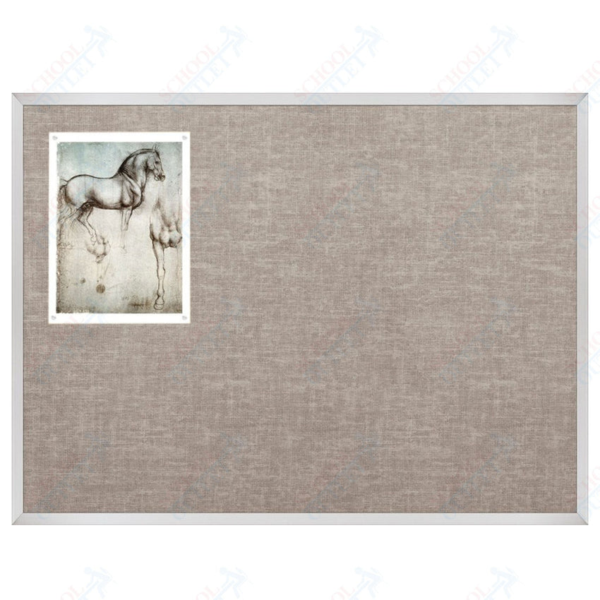 Mooreco Vin - tak Tackboards - Aluminum Trim - 3'H x 4'W (MOR - 311AC) - SchoolOutlet