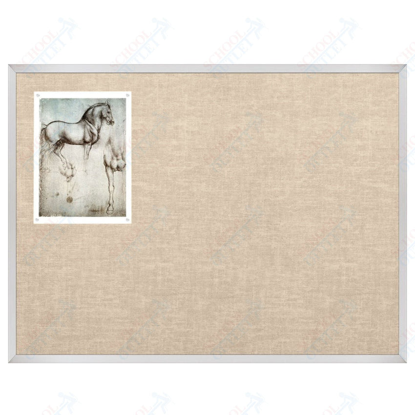 Mooreco Vin - tak Tackboards - Aluminum Trim - 3'H x 4'W (MOR - 311AC) - SchoolOutlet