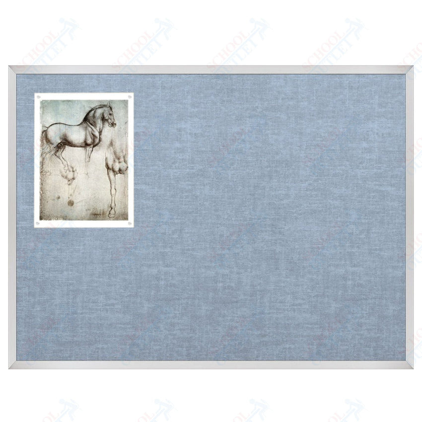 Mooreco Vin - tak Tackboards - Aluminum Trim - 3'H x 4'W (MOR - 311AC) - SchoolOutlet