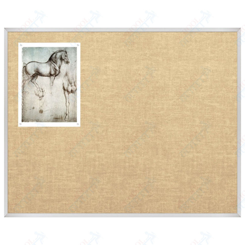 Mooreco Vin - tak Tackboards - Aluminum Trim - 4'H x 5'W (MOR - 311AF) - SchoolOutlet