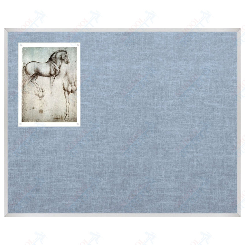 Mooreco Vin - tak Tackboards - Aluminum Trim - 4'H x 5'W (MOR - 311AF) - SchoolOutlet