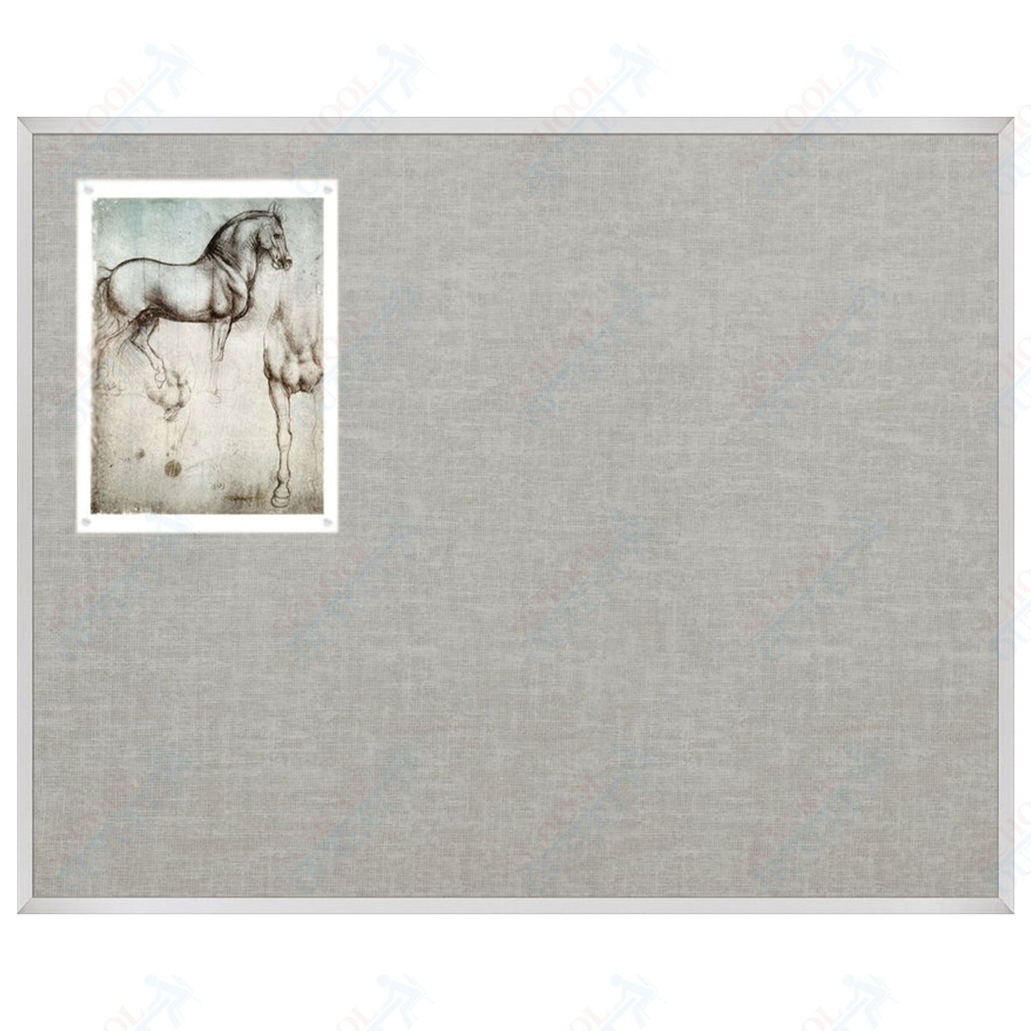 Mooreco Vin - tak Tackboards - Aluminum Trim - 4'H x 5'W (MOR - 311AF) - SchoolOutlet