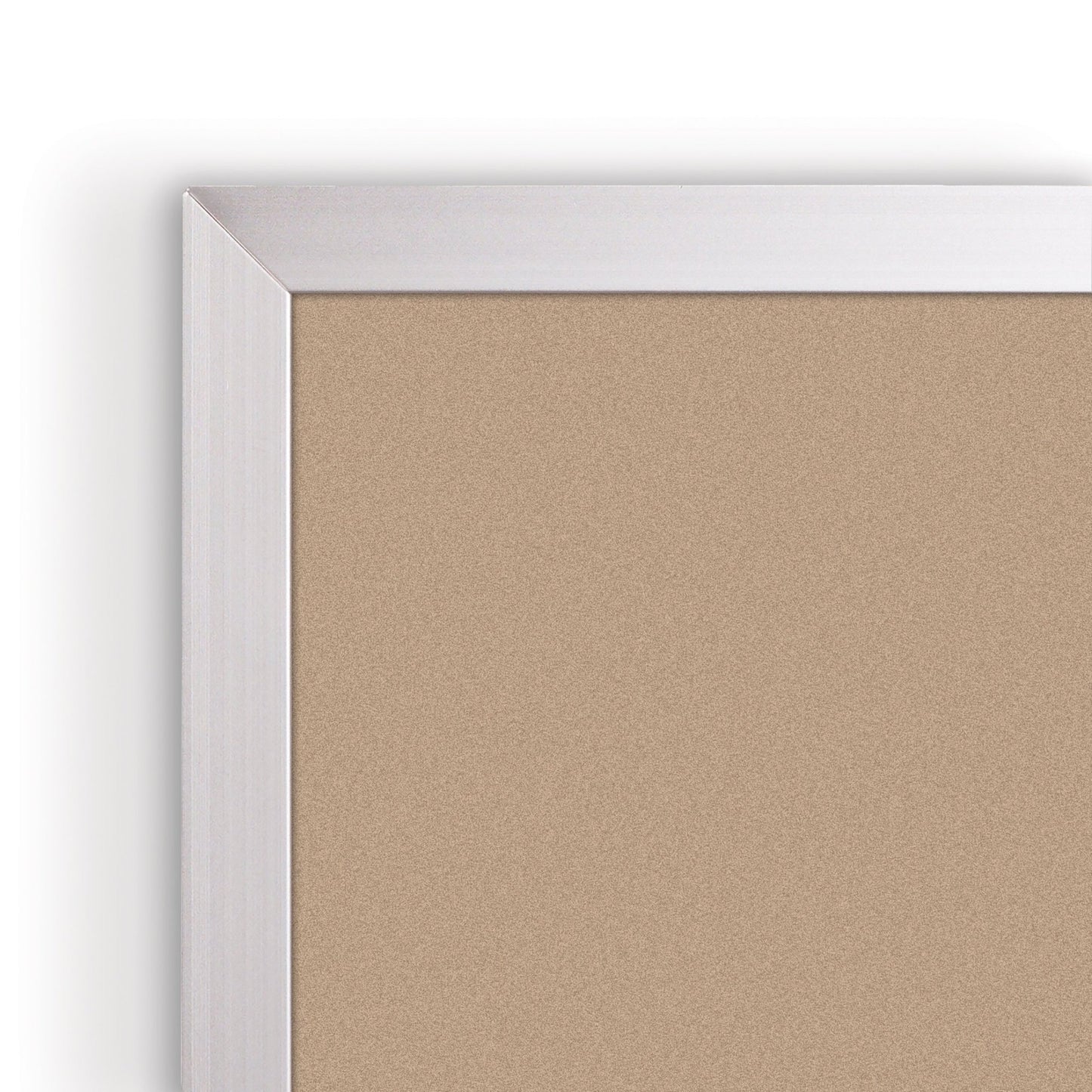 Mooreco Colored Cork - Plate Tackboard - Aluminum Trim - 4'H X 4'W (Mooreco 322AD) - SchoolOutlet