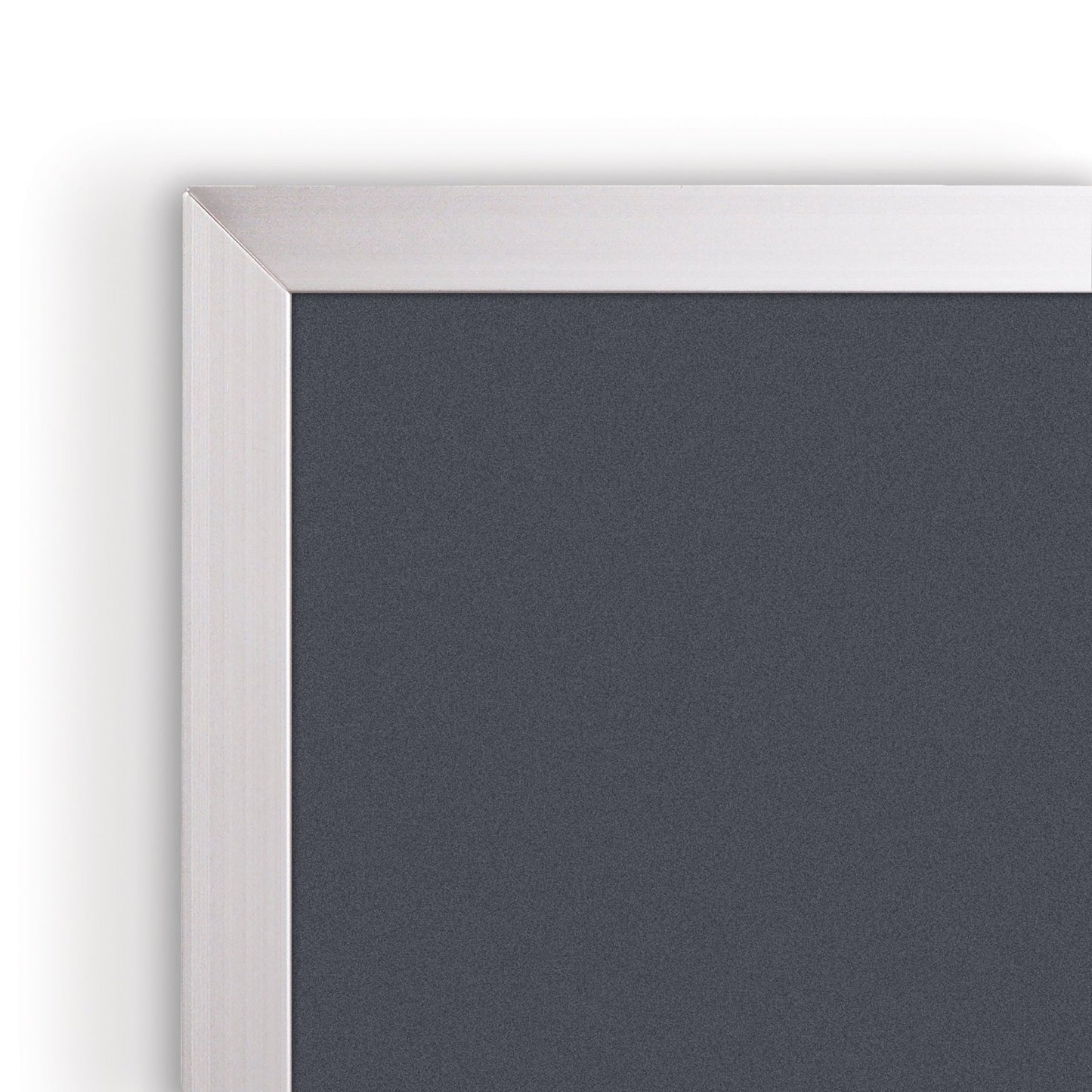 Mooreco Colored Cork - Plate Tackboard - Aluminum Trim - 4'H x 5'W (Mooreco 322AF) - SchoolOutlet