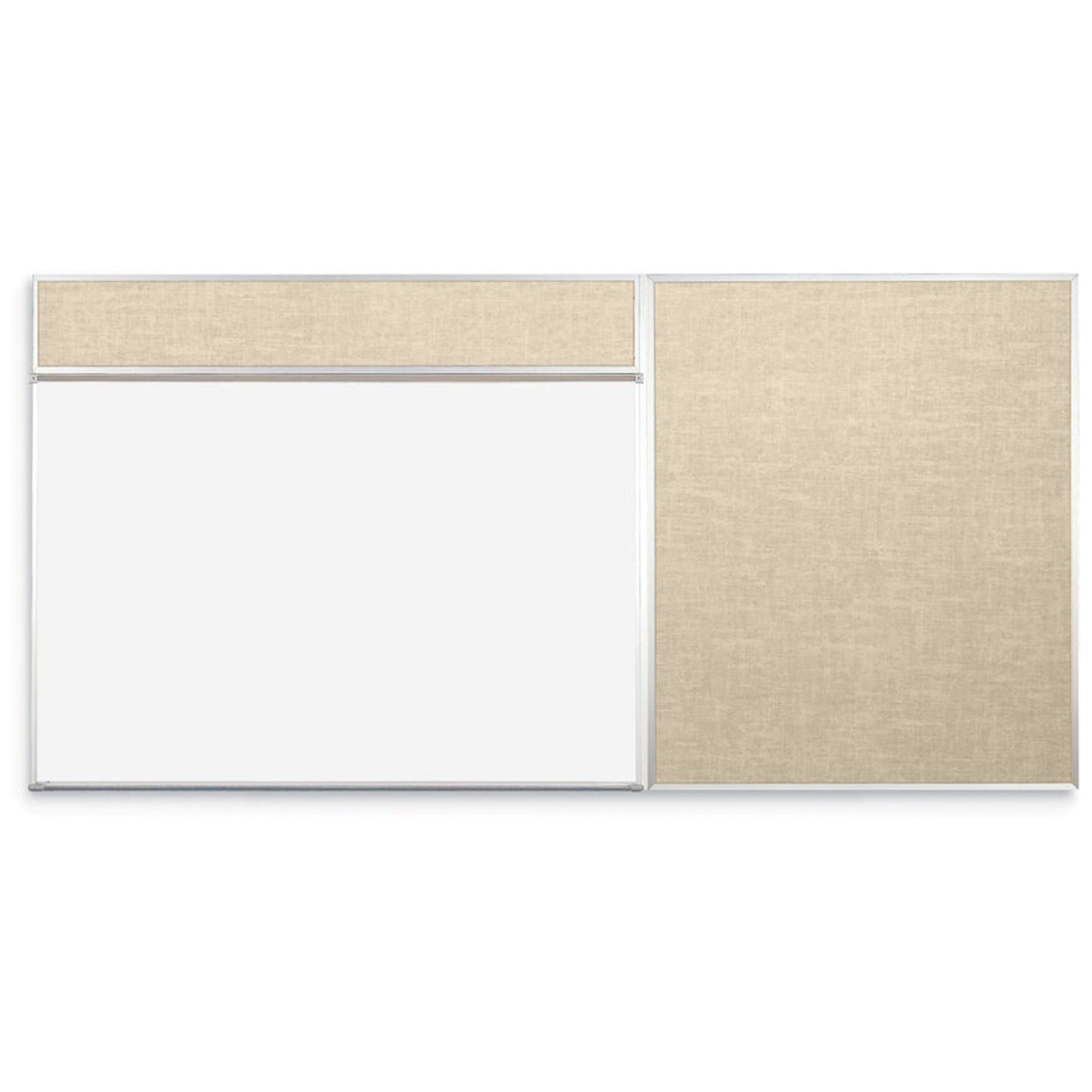 Mooreco Combo-Rite Board - Porcelain Steel Markerboard and Vin-Tak Tackboard (Type D) - SchoolOutlet