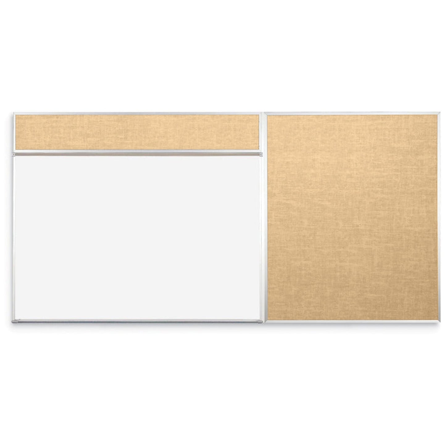 Mooreco Combo-Rite Board - Porcelain Steel Markerboard and Vin-Tak Tackboard (Type D) - SchoolOutlet
