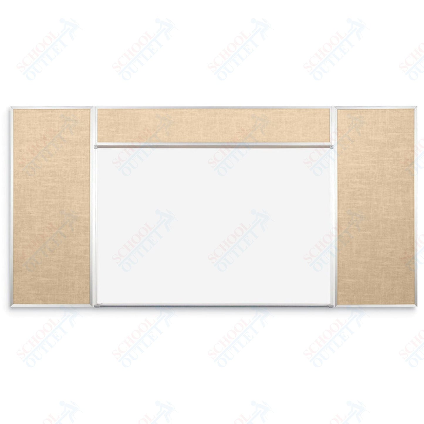 Mooreco Combo - Rite Board - Porcelain Steel Markerboard and Vin - Tak Tackboard (Type H) - SchoolOutlet
