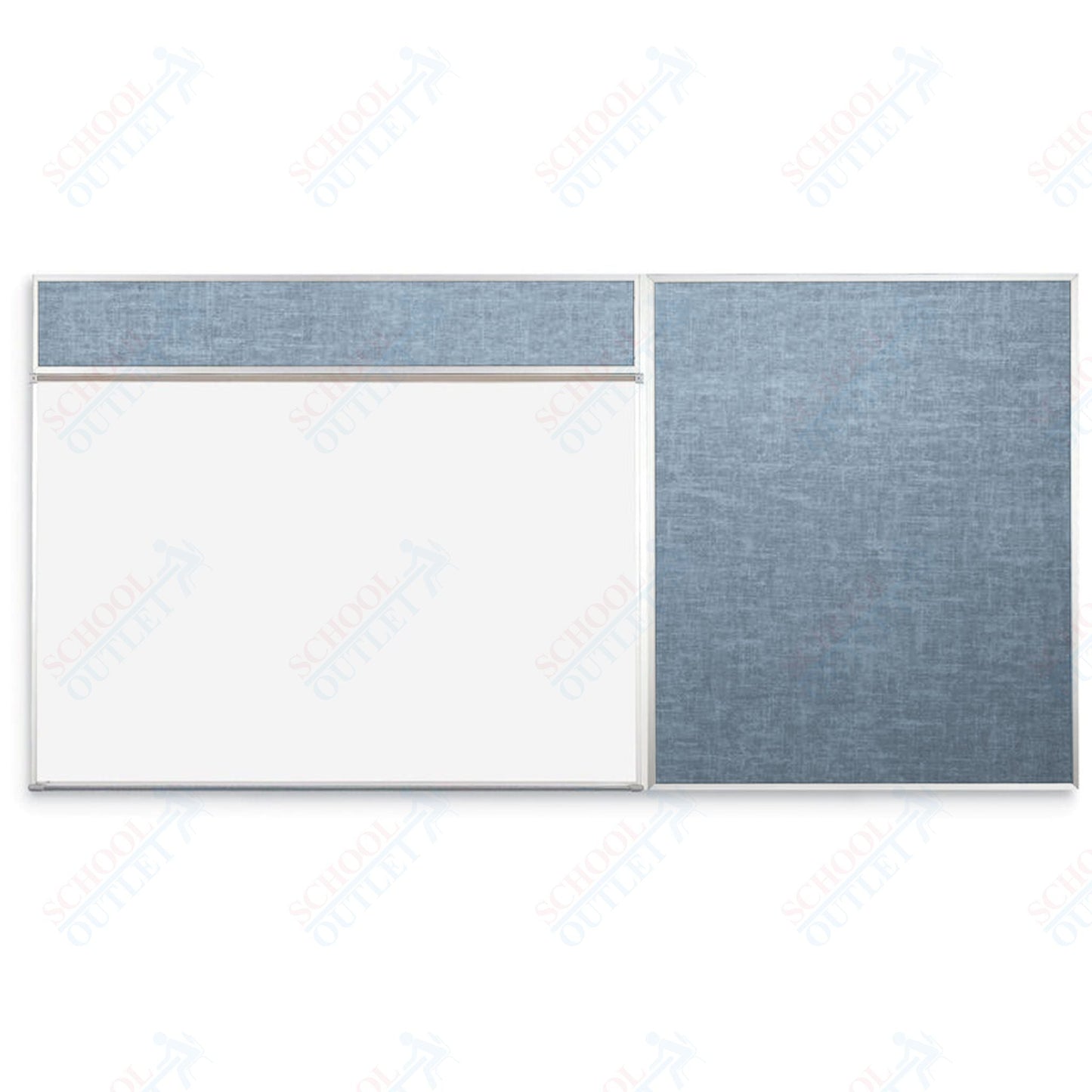 Mooreco Combo - Rite Board - Porcelain Steel Markerboard and Vin - Tak Tackboard (Type D) - SchoolOutlet