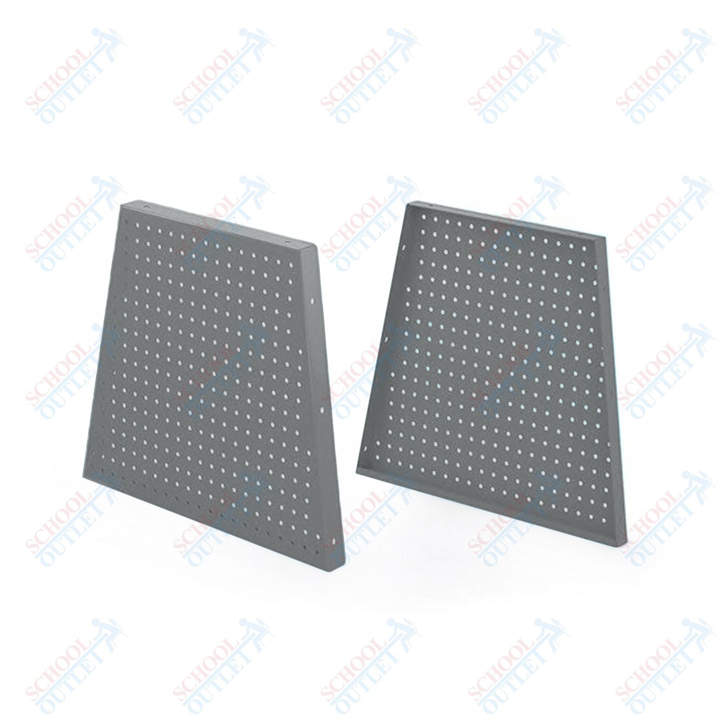 Mooreco Compass Makerspace Pegboard Table Side Panels (Set of 2) - 52990 - SchoolOutlet