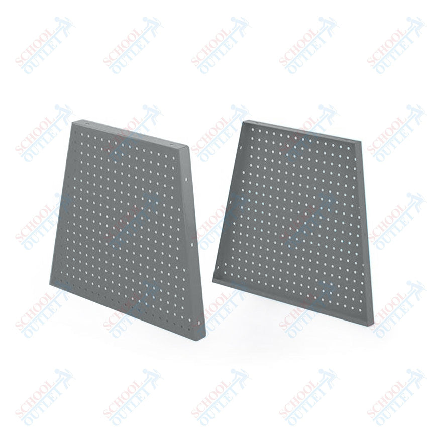 Mooreco Compass Makerspace Pegboard Table Side Panels (Set of 2) - 52990 - SchoolOutlet