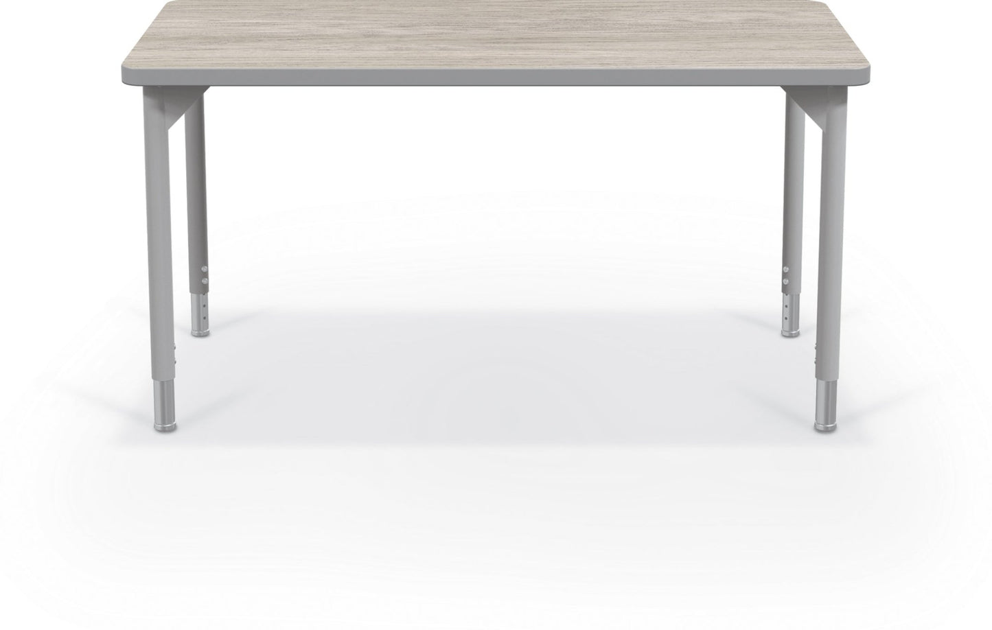 Hierarchy Rectangular School Activity Table (48"W x 24"D) HPL Top - Height Adjustable Legs by MooreCo - SchoolOutlet