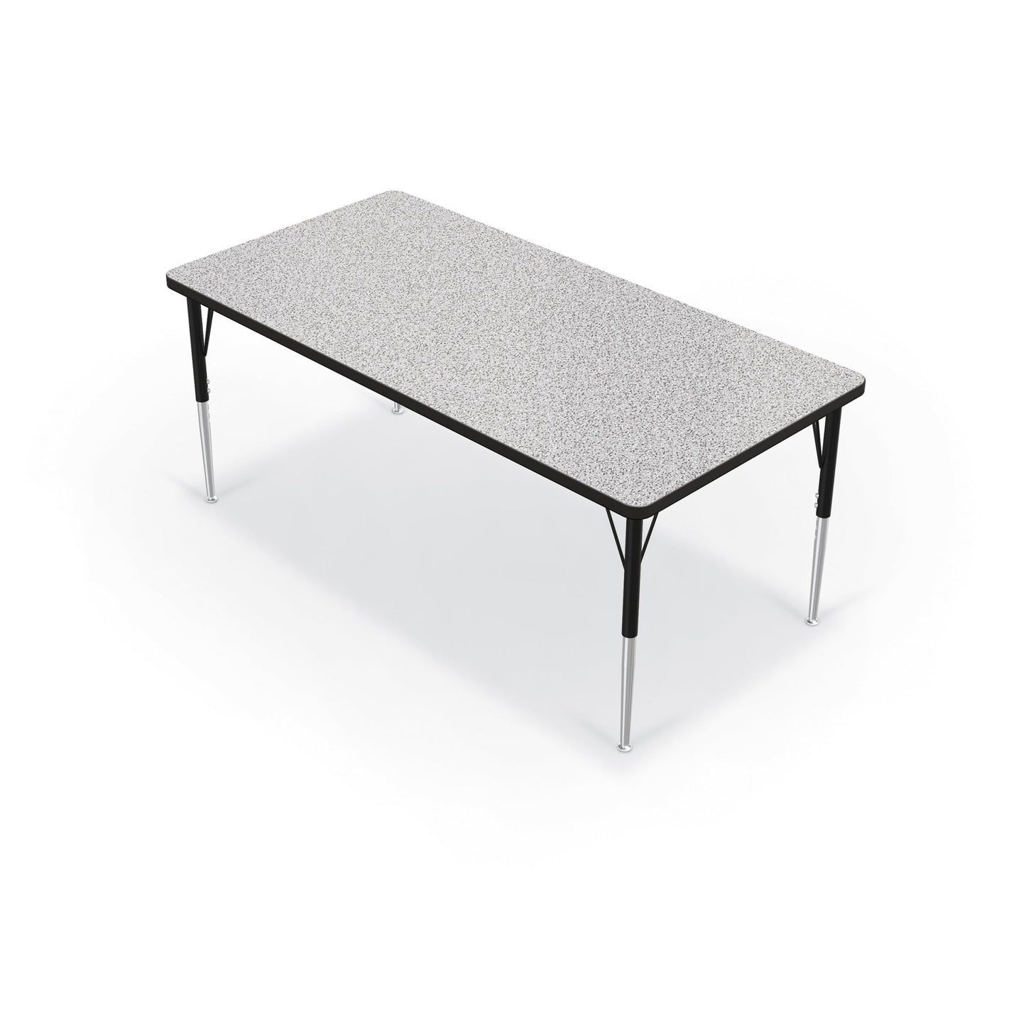 Mooreco Activity Table - 30"D x 60"W - Rectangle - Black Edgeband (Mooreco 90527-E) - SchoolOutlet