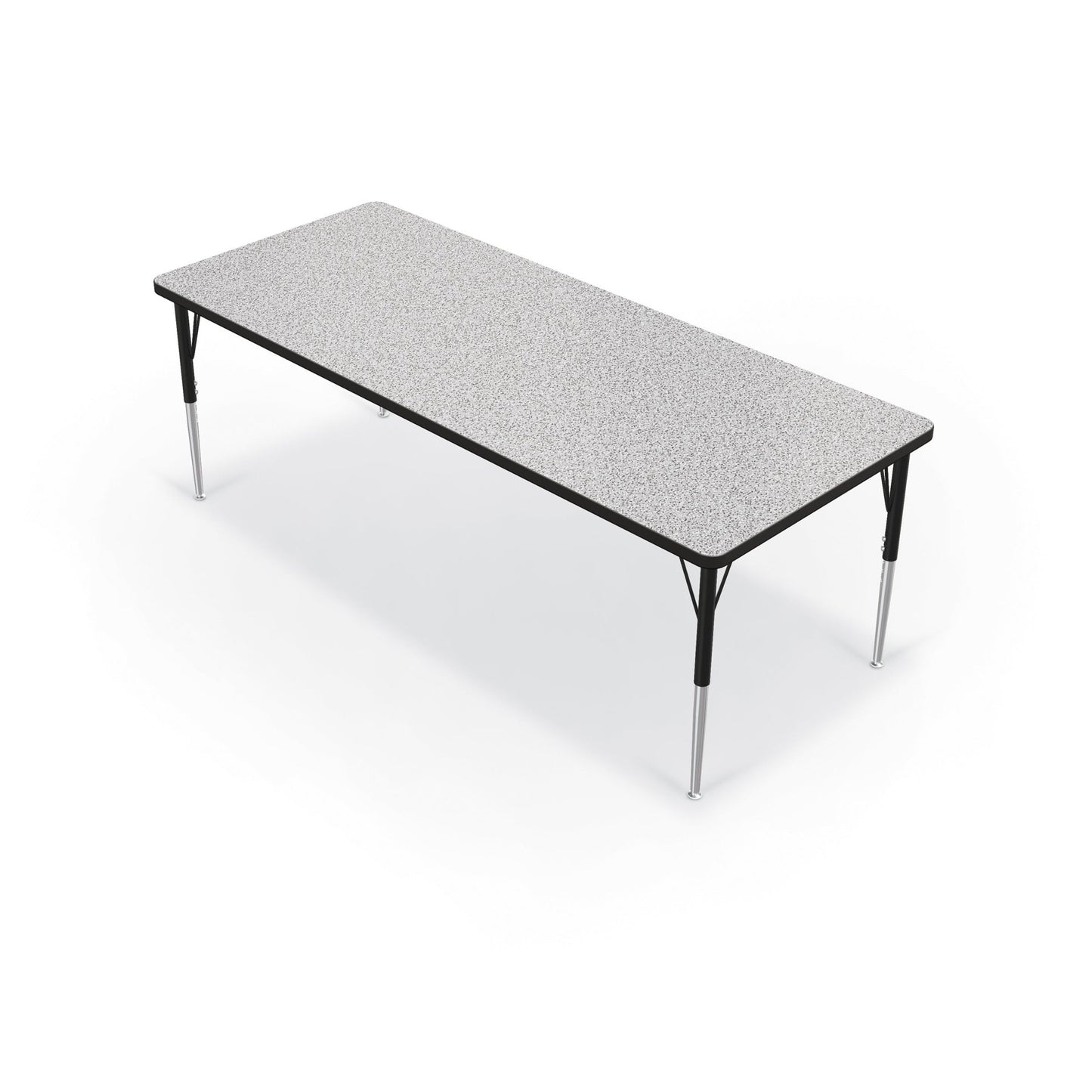 Mooreco Activity Table - 30"D x 72"W - Rectangle - Black Edgeband (Mooreco 90527-F) - SchoolOutlet