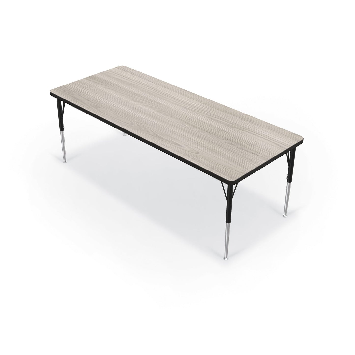 Mooreco Activity Table - 30"D x 72"W - Rectangle - Black Edgeband (Mooreco 90527-F) - SchoolOutlet