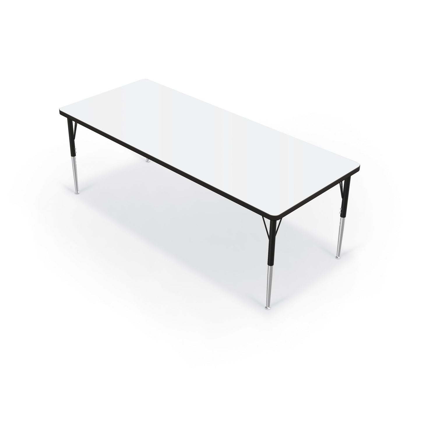 Mooreco Activity Table - 30"D x 72"W - Rectangle - Black Edgeband (Mooreco 90527-F) - SchoolOutlet