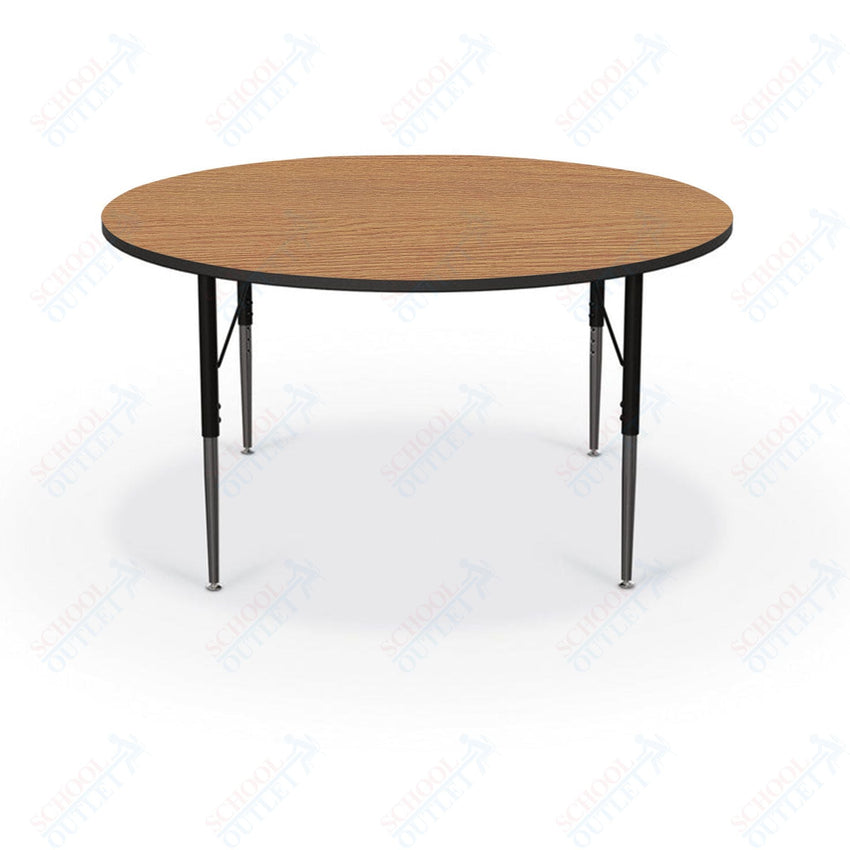 Mooreco Activity Table - 42" Round - Black Edgeband (Mooreco 90527 - P) - SchoolOutlet