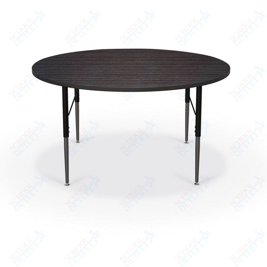 Mooreco Activity Table - 42" Round - Black Edgeband (Mooreco 90527 - P) - SchoolOutlet