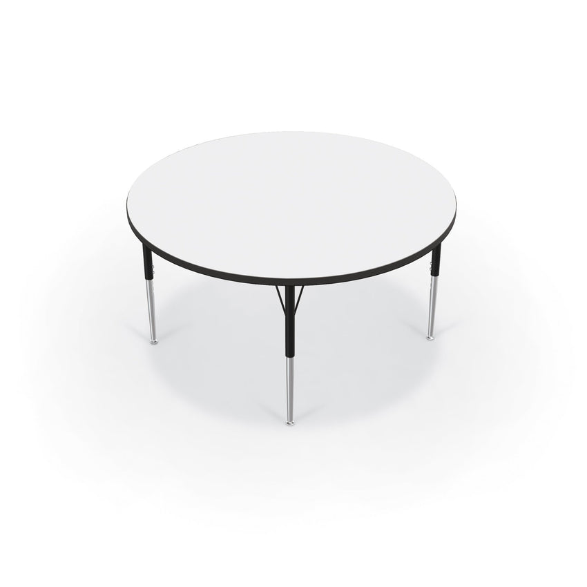 Mooreco Activity Table - 42" Round - Black Edgeband (Mooreco 90527-P) - SchoolOutlet