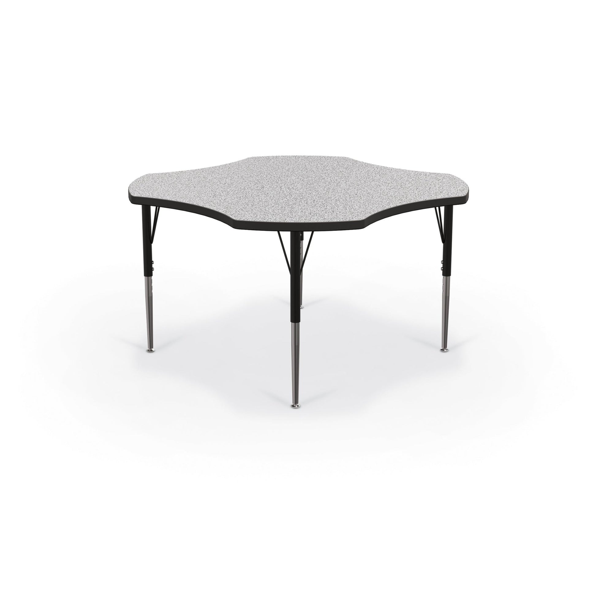 Mooreco Activity Table - 48" Clover - Black Edgeband (Mooreco 90527-T) - SchoolOutlet