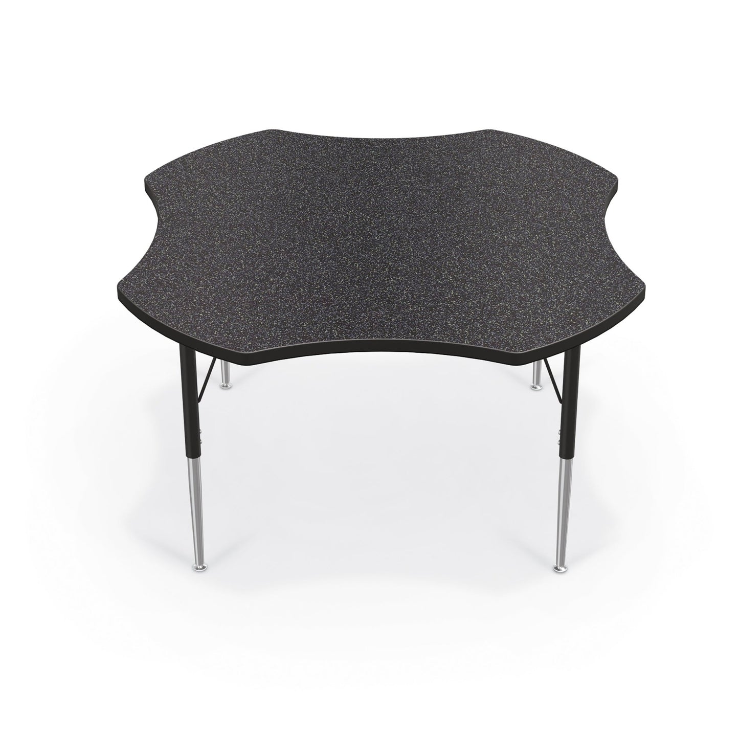 Mooreco Activity Table - 48" Clover - Black Edgeband (Mooreco 90527-T) - SchoolOutlet