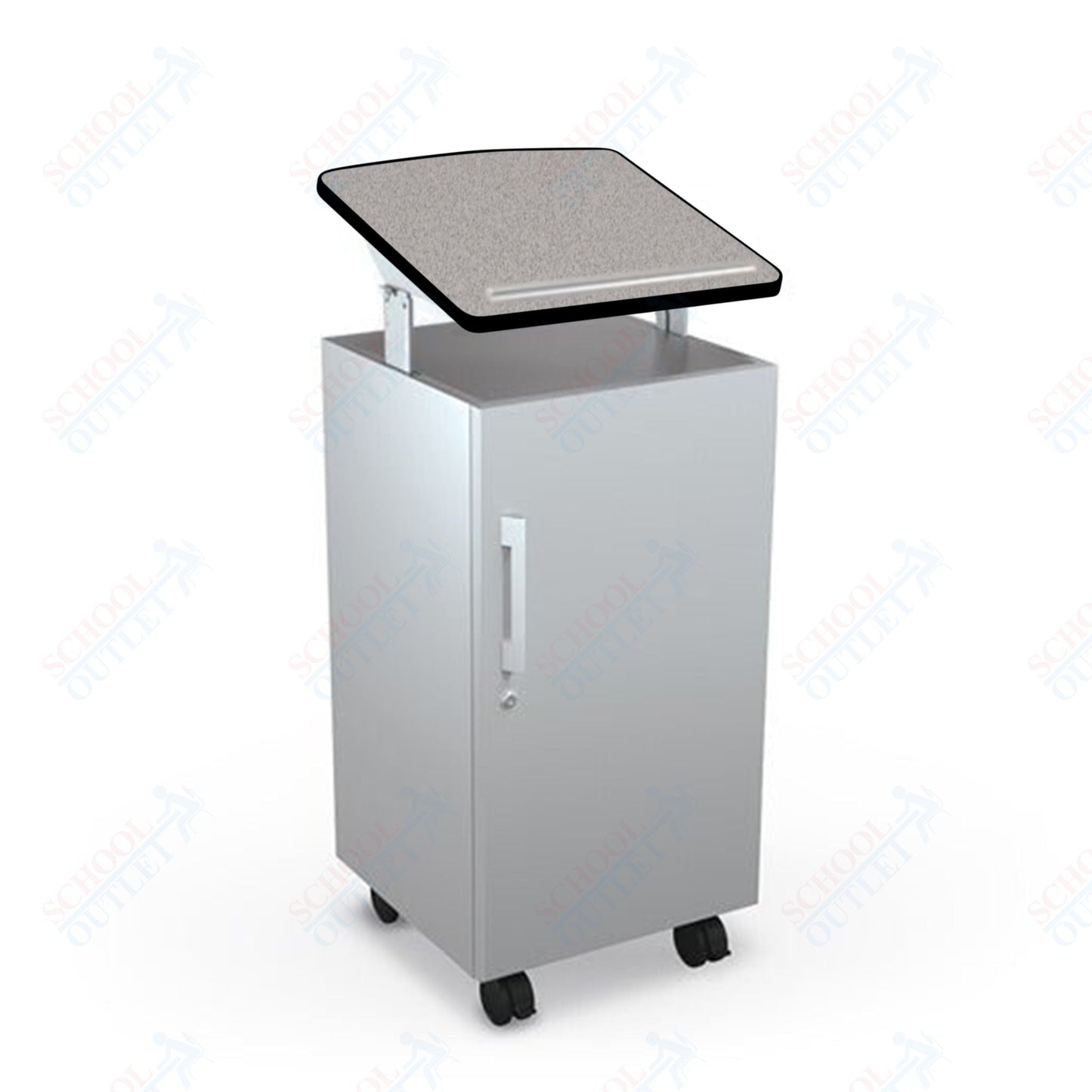 Mooreco Avid Podium - 43" - 49"H x 19.8"W x 20.8"D (Mooreco 91198) - SchoolOutlet