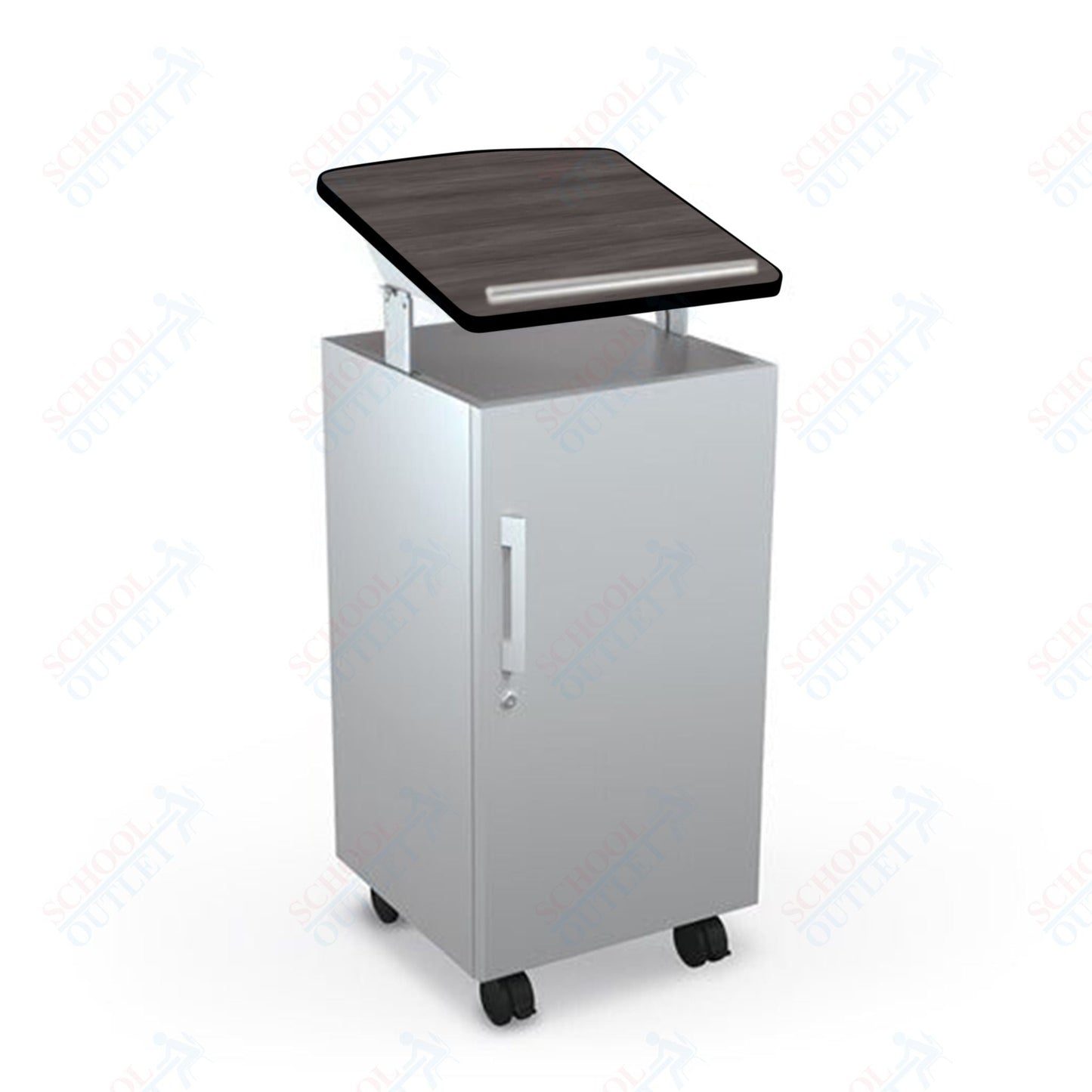 Mooreco Avid Podium - 43" - 49"H x 19.8"W x 20.8"D (Mooreco 91198) - SchoolOutlet