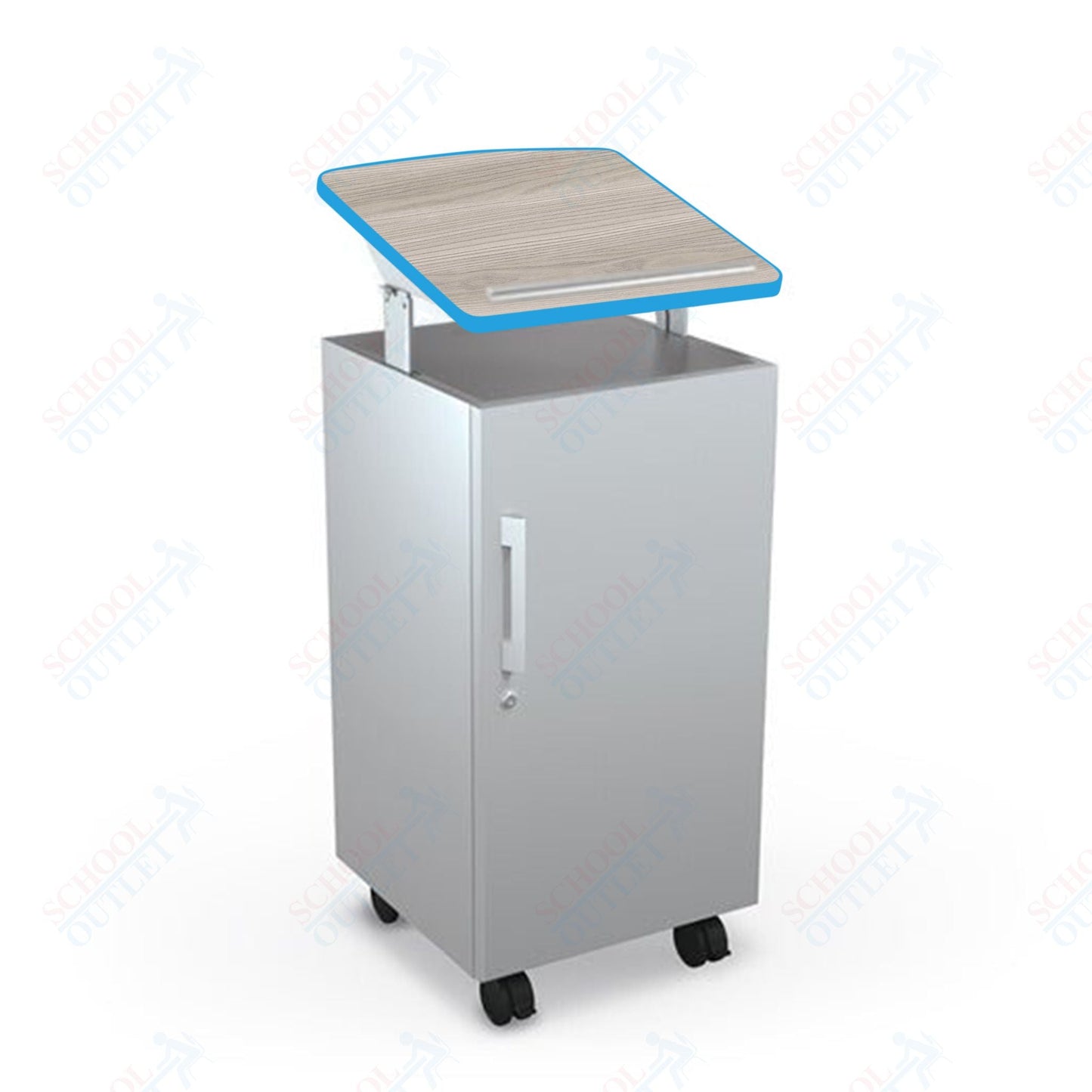 Mooreco Avid Podium - 43" - 49"H x 19.8"W x 20.8"D (Mooreco 91198) - SchoolOutlet
