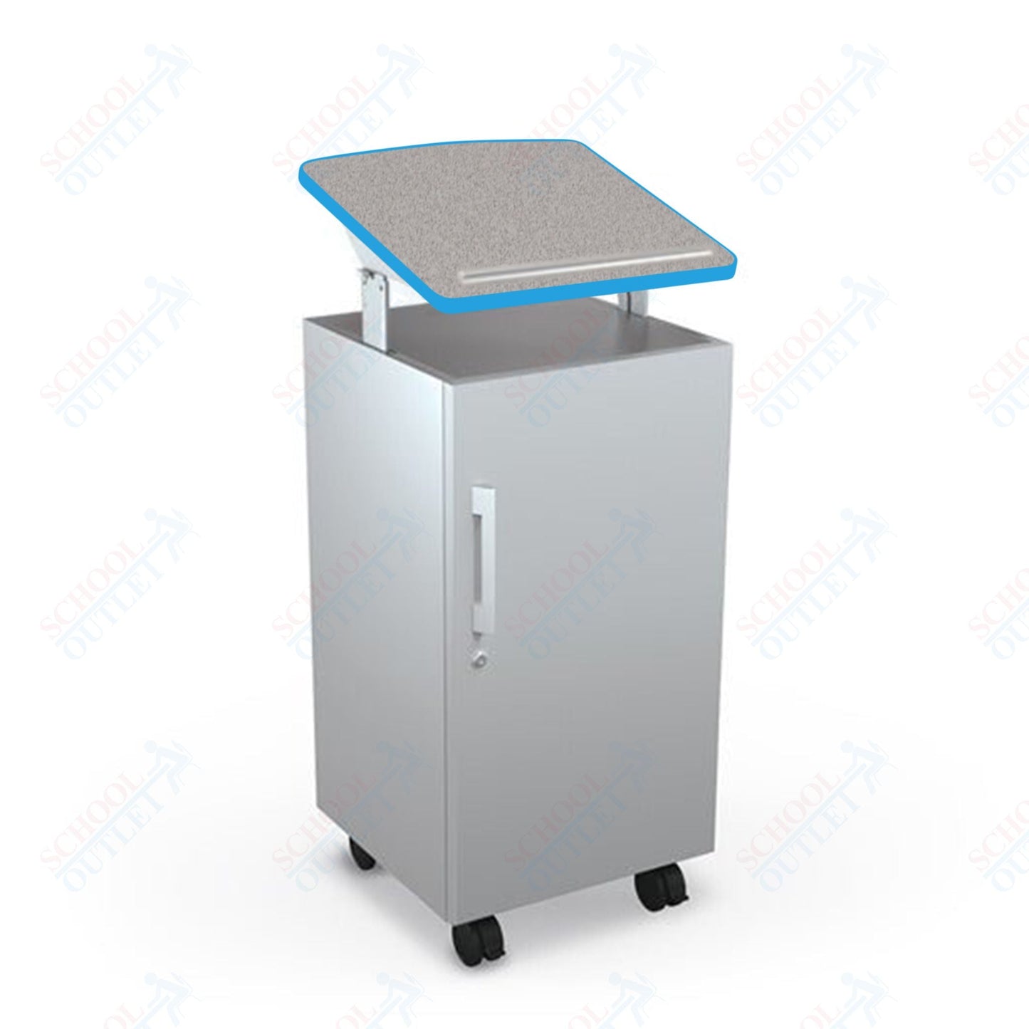 Mooreco Avid Podium - 43" - 49"H x 19.8"W x 20.8"D (Mooreco 91198) - SchoolOutlet