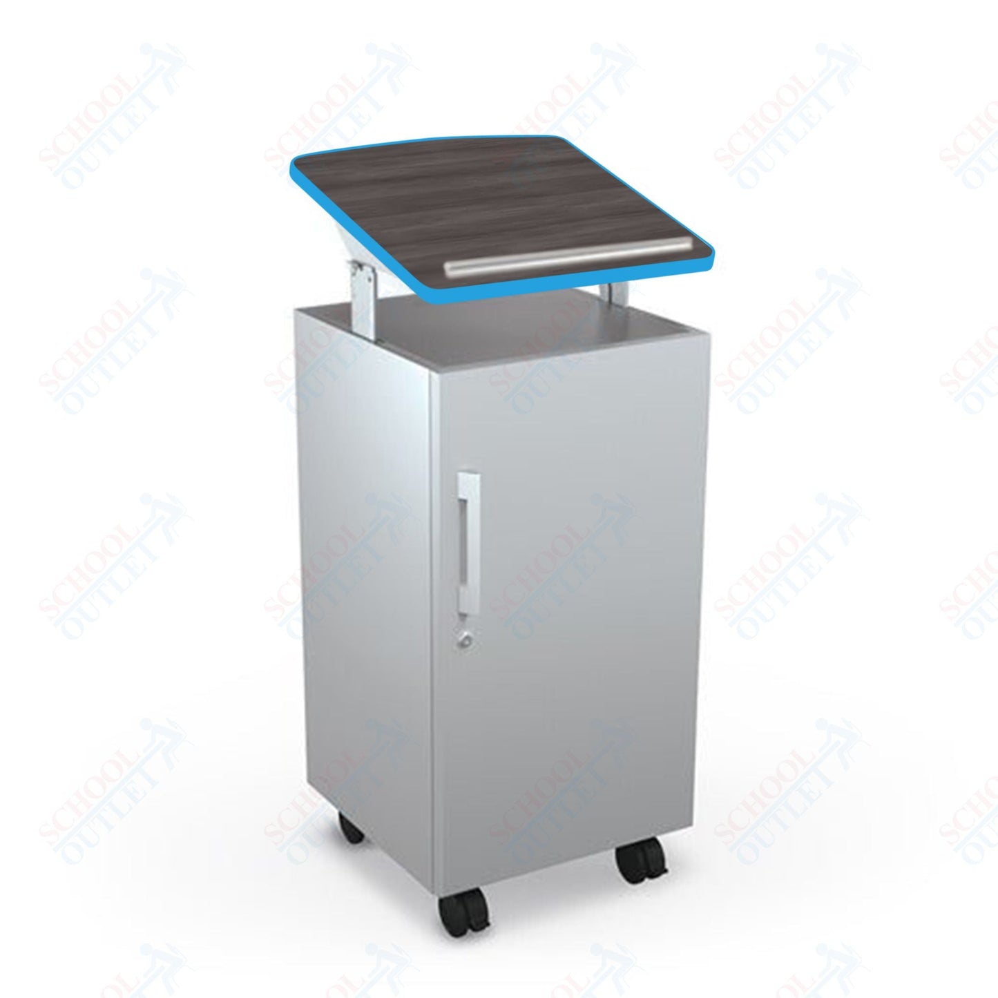 Mooreco Avid Podium - 43" - 49"H x 19.8"W x 20.8"D (Mooreco 91198) - SchoolOutlet