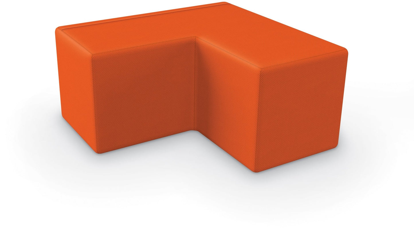Tinker All Foam Soft Seating, Comfy Block V Shaped Ottoman by MooreCo - SchoolOutlet