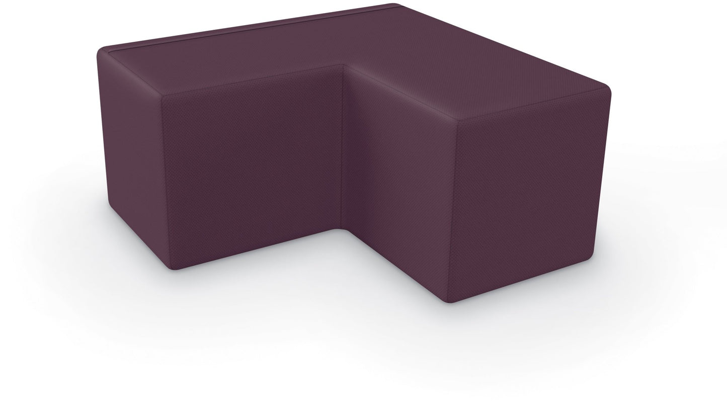 Tinker All Foam Soft Seating, Comfy Block V Shaped Ottoman by MooreCo - SchoolOutlet