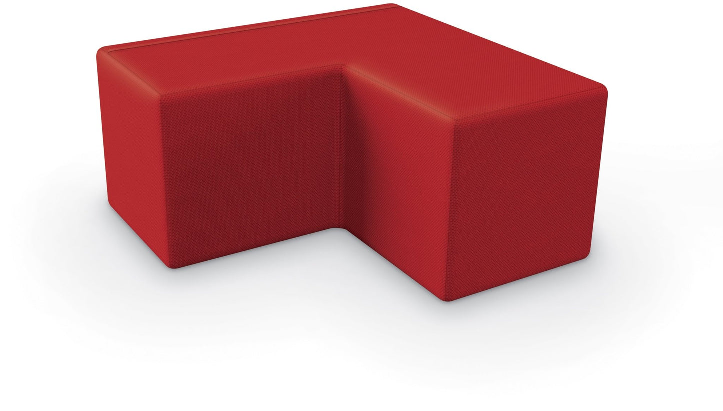 Tinker All Foam Soft Seating, Comfy Block V Shaped Ottoman by MooreCo - SchoolOutlet