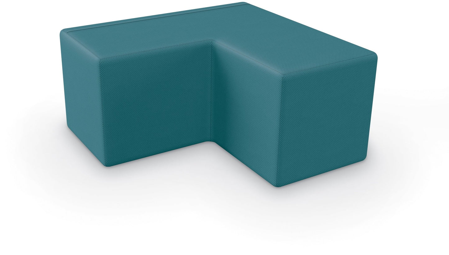 Tinker All Foam Soft Seating, Comfy Block V Shaped Ottoman by MooreCo - SchoolOutlet