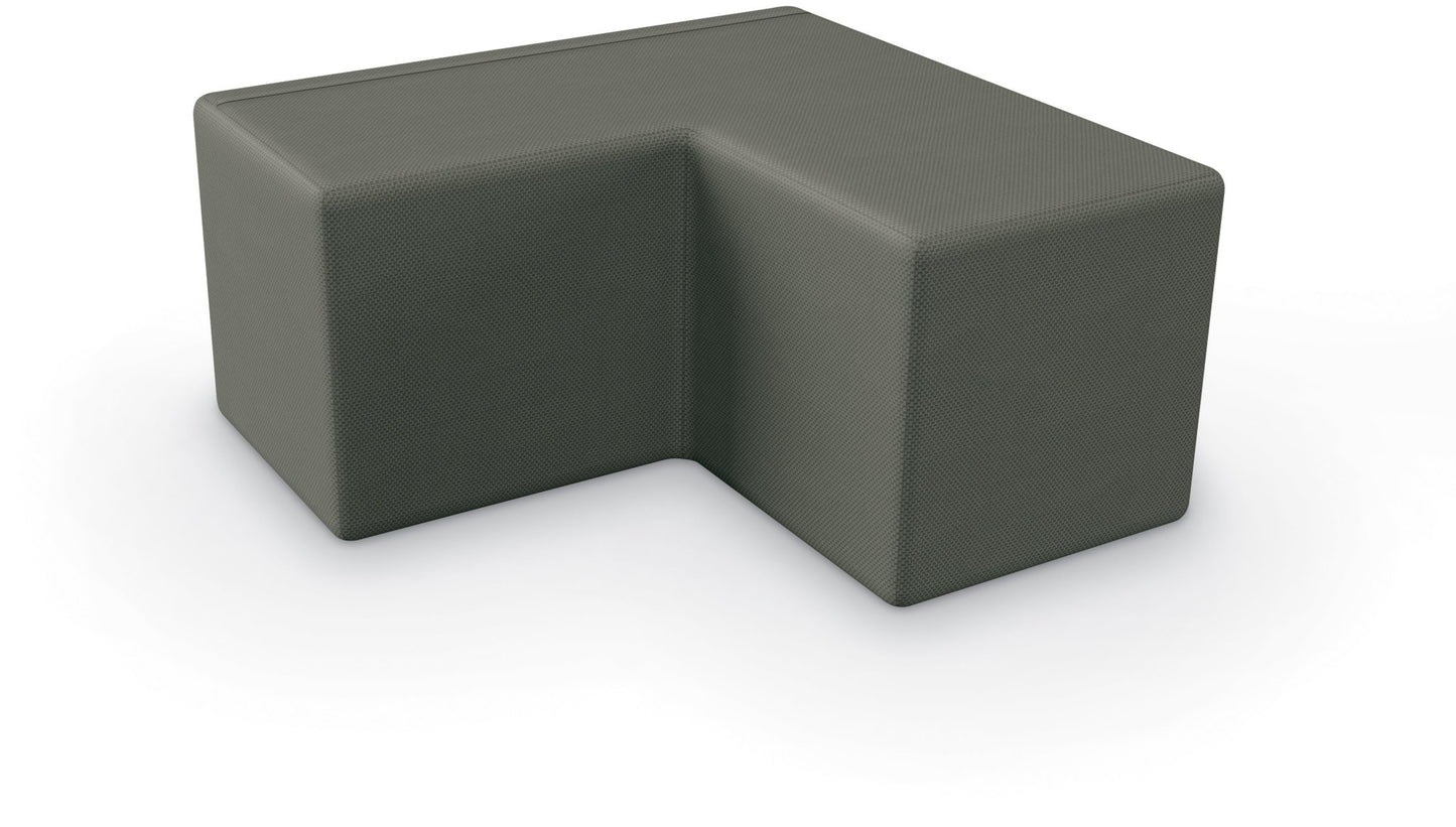 Tinker All Foam Soft Seating, Comfy Block V Shaped Ottoman by MooreCo - SchoolOutlet