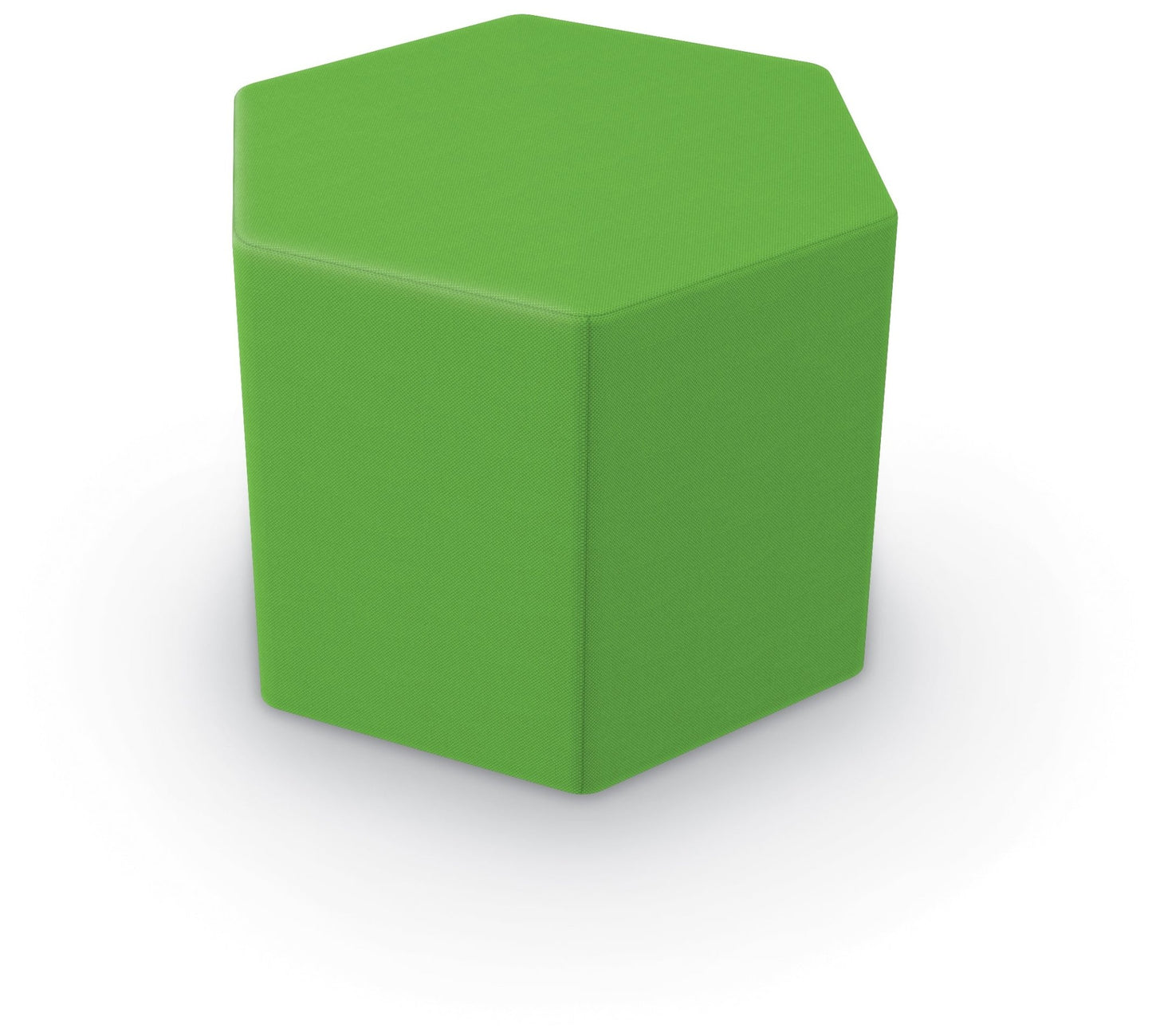 Tinker All Foam Soft Seating, Hex Shaped Ottoman by MooreCo - SchoolOutlet