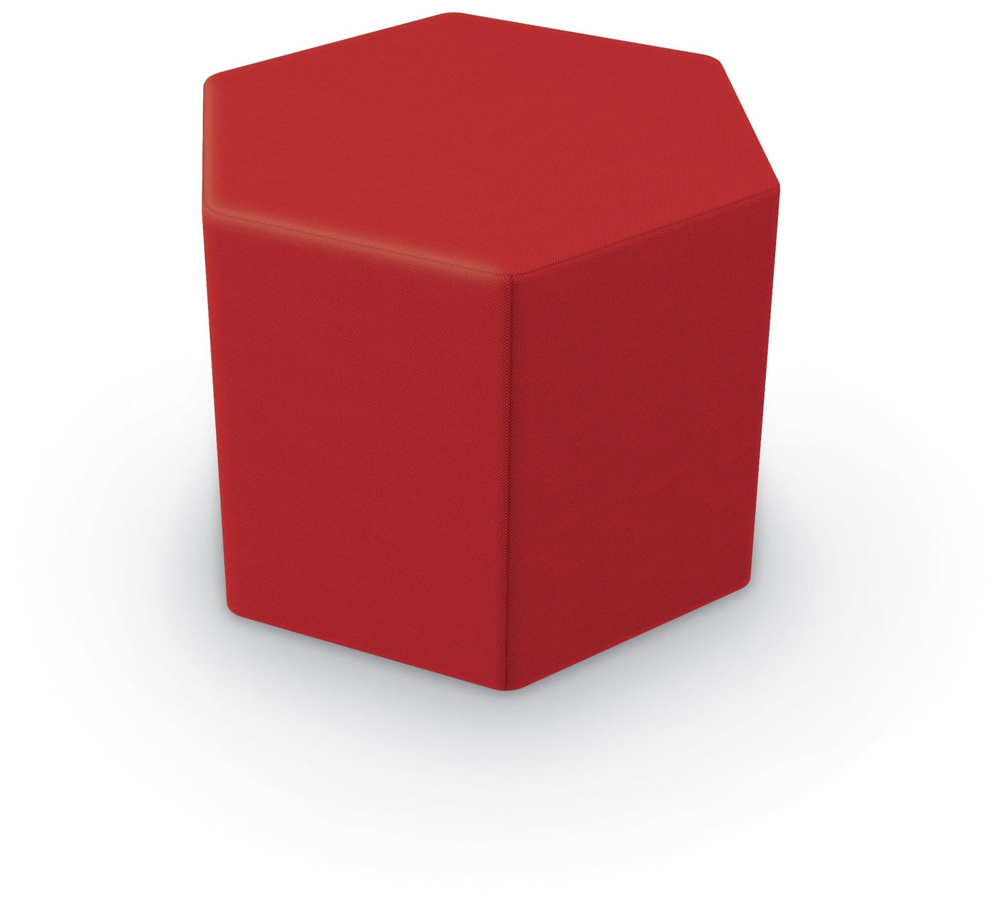Tinker All Foam Soft Seating, Hex Shaped Ottoman by MooreCo - SchoolOutlet
