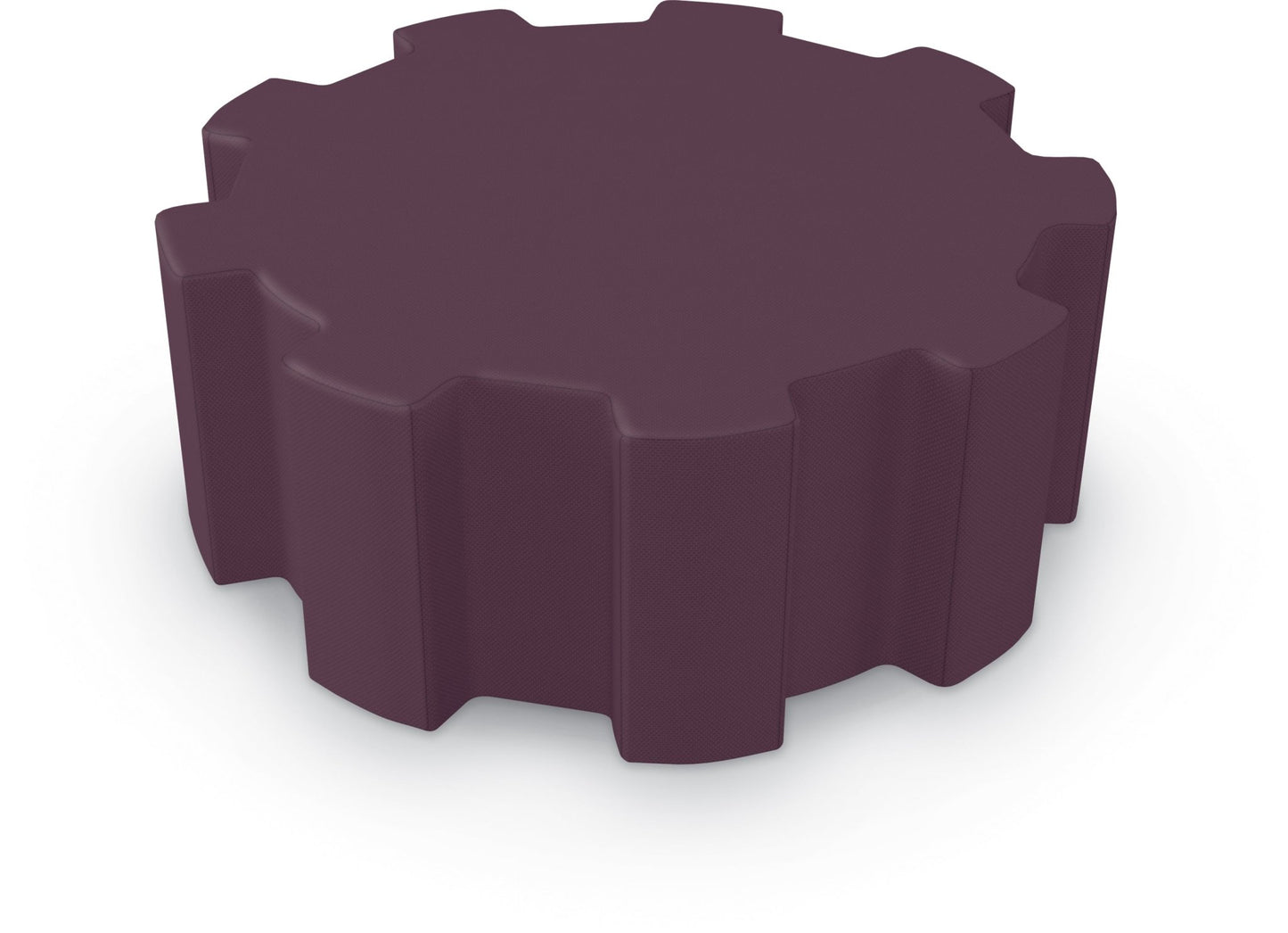 Tinker All Foam Soft Seating, Large Weel Shaped Ottoman by MooreCo - SchoolOutlet