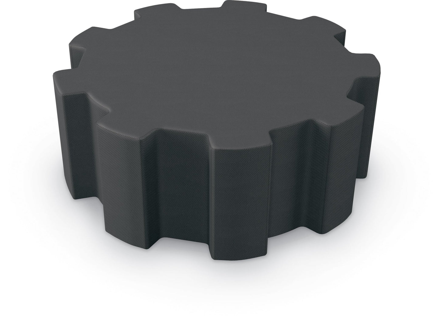 Tinker All Foam Soft Seating, Large Weel Shaped Ottoman by MooreCo - SchoolOutlet