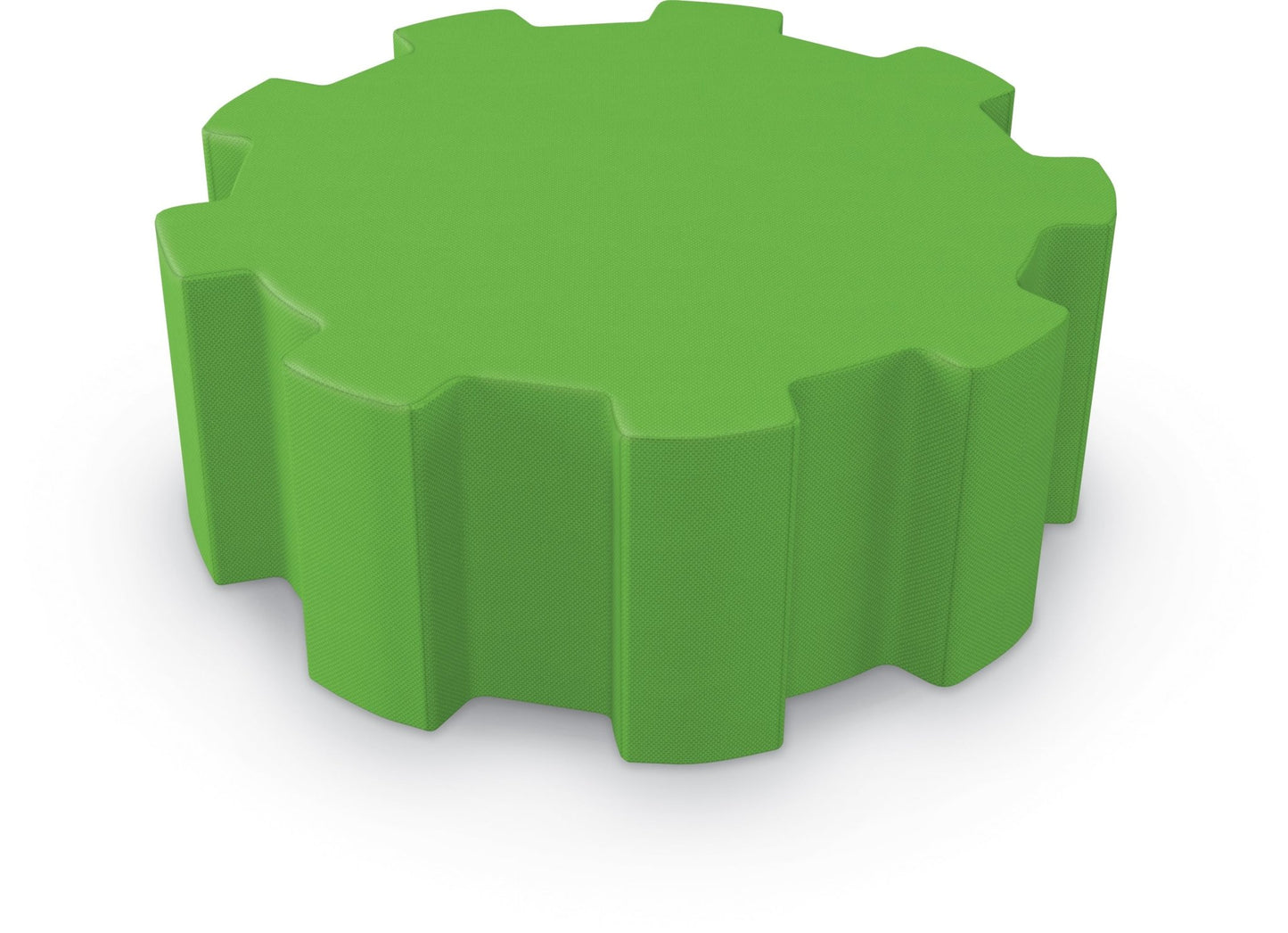 Tinker All Foam Soft Seating, Large Weel Shaped Ottoman by MooreCo - SchoolOutlet