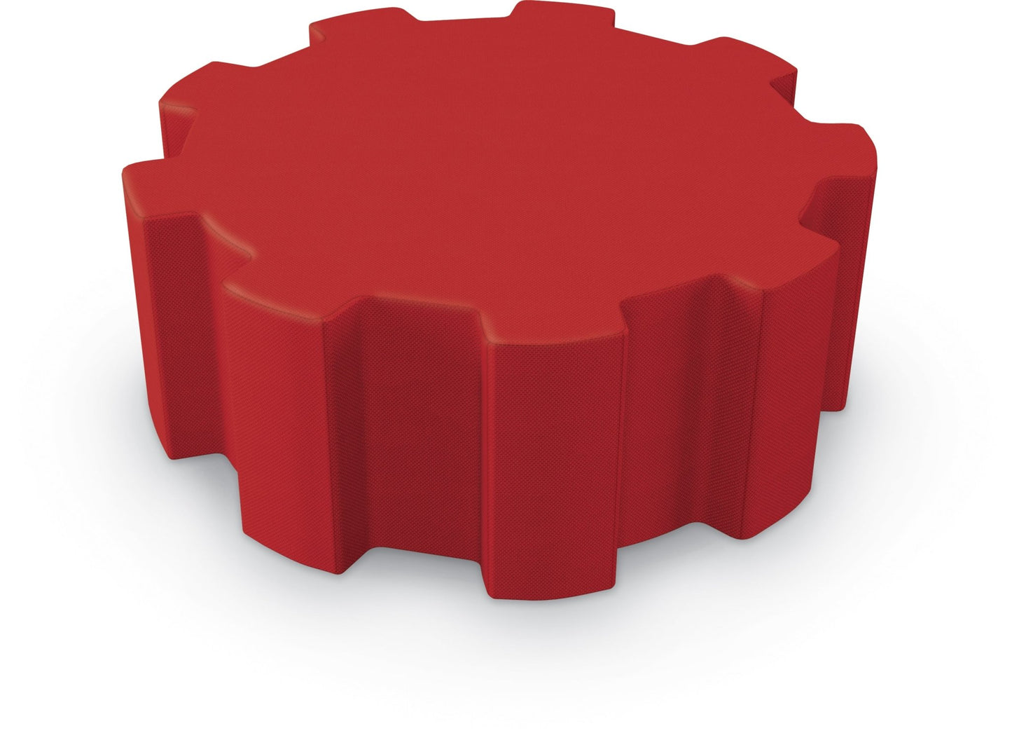 Tinker All Foam Soft Seating, Large Weel Shaped Ottoman by MooreCo - SchoolOutlet