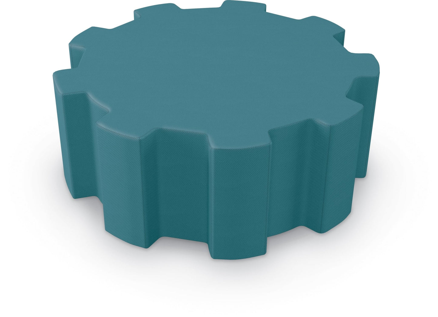 Tinker All Foam Soft Seating, Large Weel Shaped Ottoman by MooreCo - SchoolOutlet