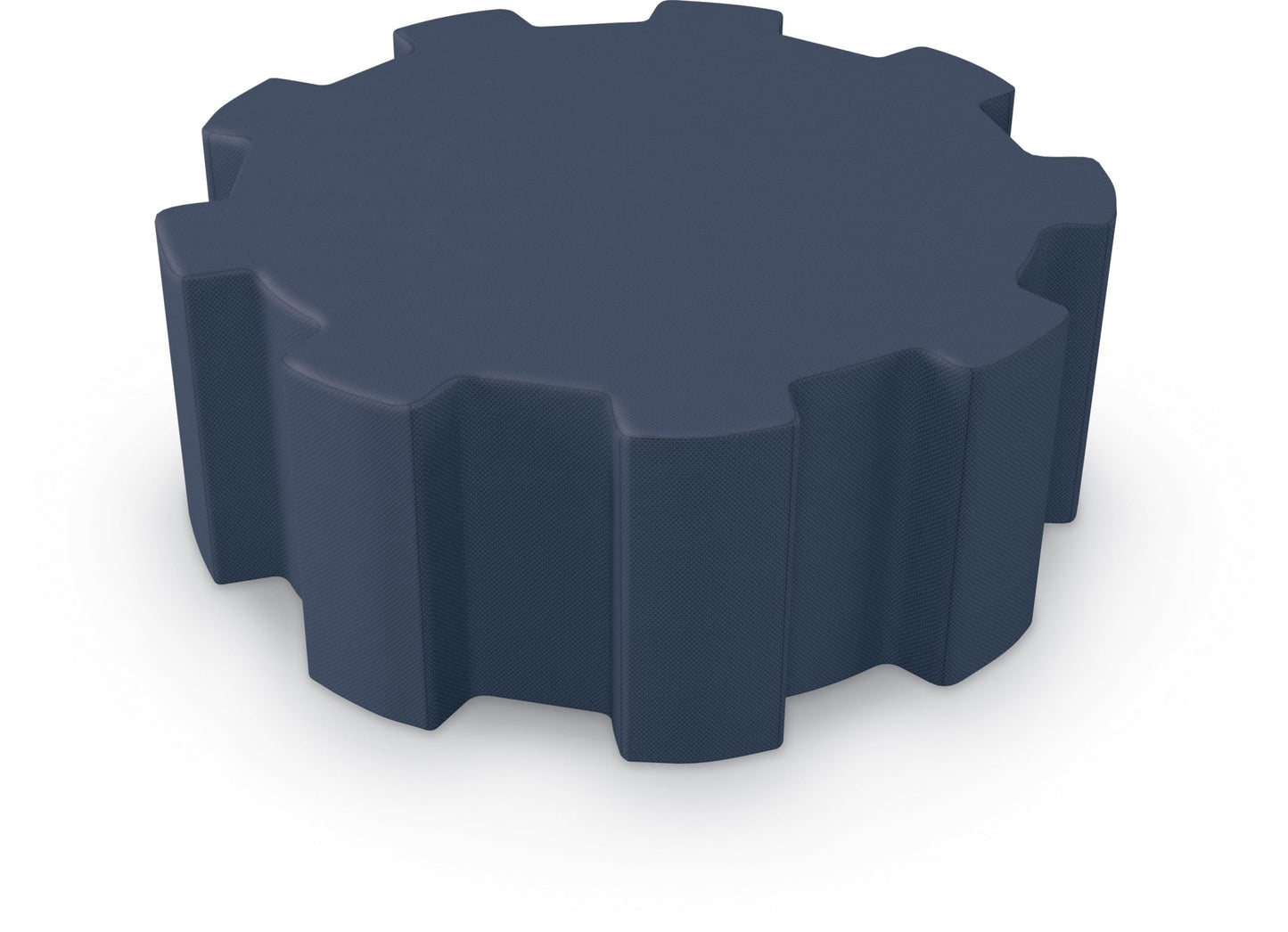 Tinker All Foam Soft Seating, Large Weel Shaped Ottoman by MooreCo - SchoolOutlet